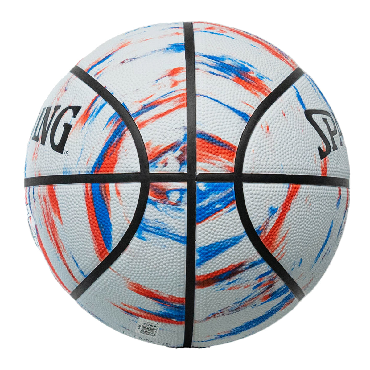 ลูกบาส SPALDING รุ่น MARBLE SERIES RED / WHITE / BLUE ลูกบาสเกตบอลยาง, เบอร์ 7